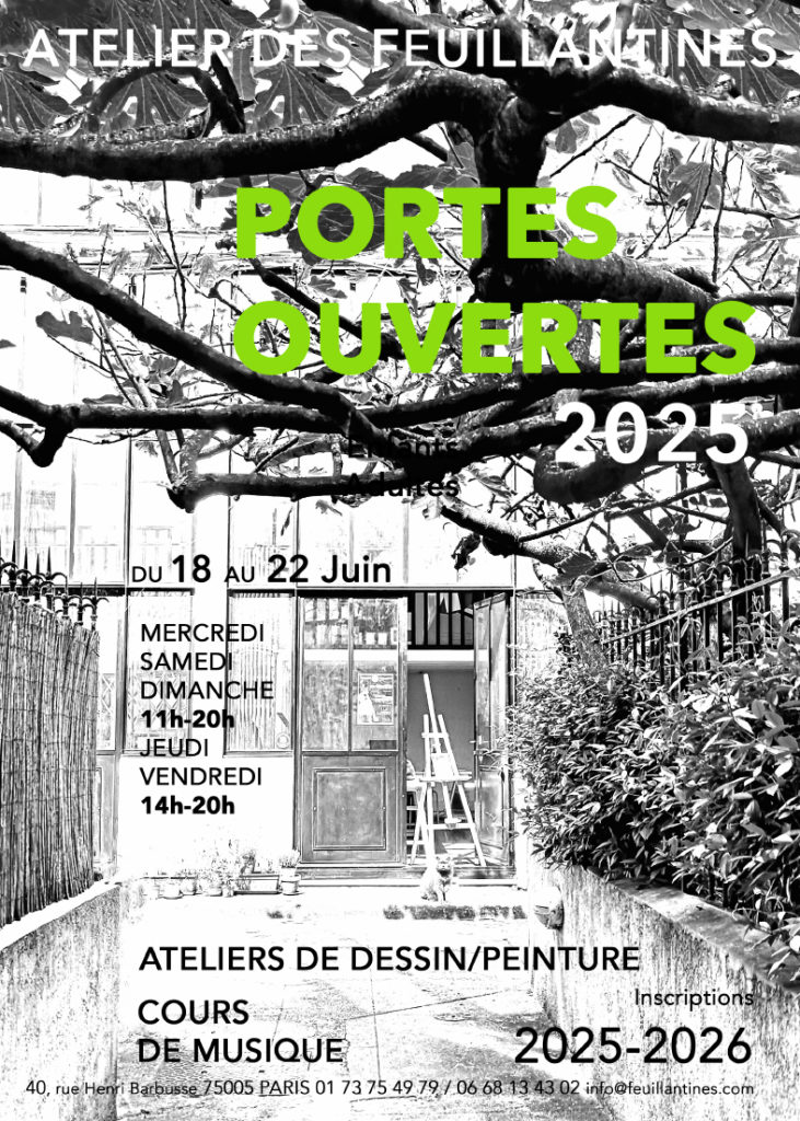 portes ouvertes 2025 atelier des feuillantines 